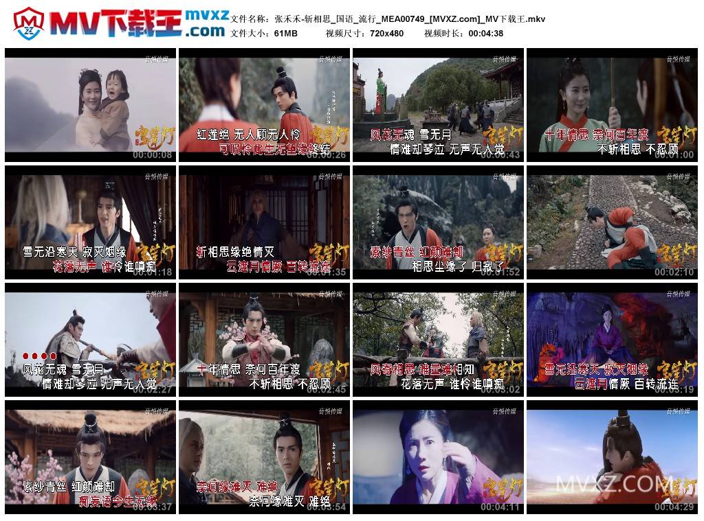 张禾禾-斩相思_国语_流行_MEA00749